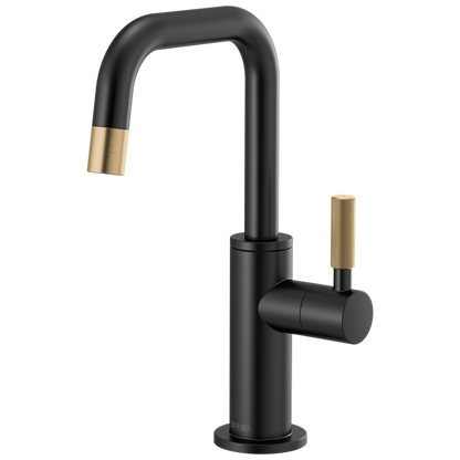 Brizo - Litze Beverage Faucet with Square Spout and Knurled Handle