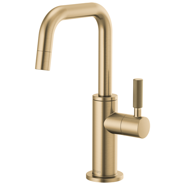 Brizo - Litze Beverage Faucet with Square Spout and Knurled Handle
