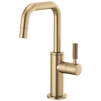 Brizo - Litze Beverage Faucet with Square Spout and Knurled Handle