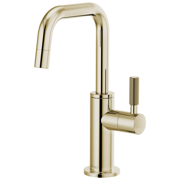 Brizo - Litze Beverage Faucet with Square Spout and Knurled Handle