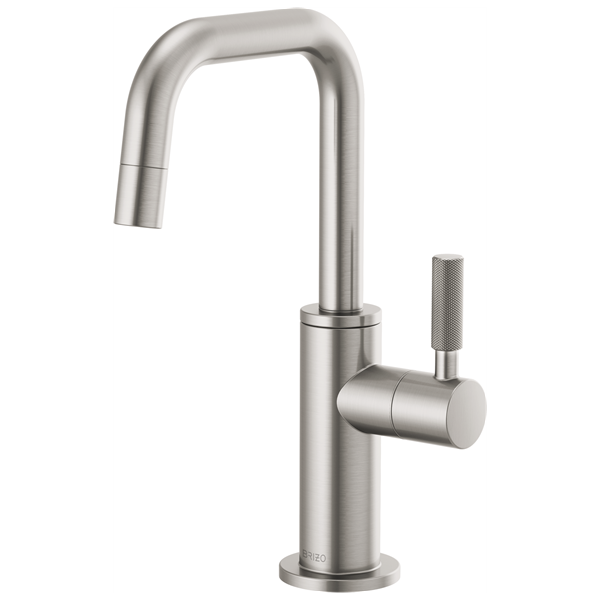 Brizo - Litze Beverage Faucet with Square Spout and Knurled Handle