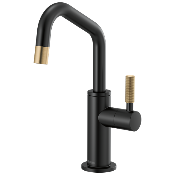 Brizo - Litze Beverage Faucet with Angled Spout and Knurled Handle