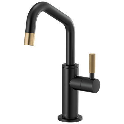 Brizo - Litze Beverage Faucet with Angled Spout and Knurled Handle