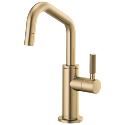 Brizo - Litze Beverage Faucet with Angled Spout and Knurled Handle