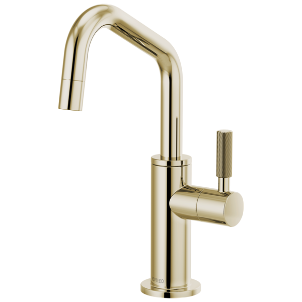 Brizo - Litze Beverage Faucet with Angled Spout and Knurled Handle