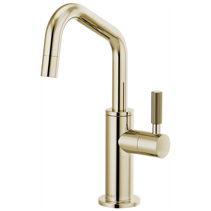 Brizo - Litze Beverage Faucet with Angled Spout and Knurled Handle