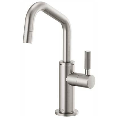 Brizo - Litze Beverage Faucet with Angled Spout and Knurled Handle