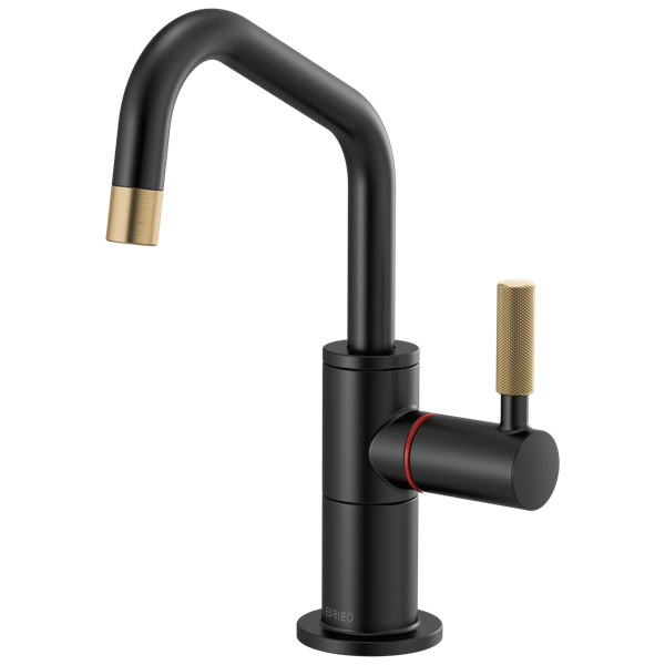 Brizo - Litze Instant Hot Faucet with Angled Spout and Knurled Handle
