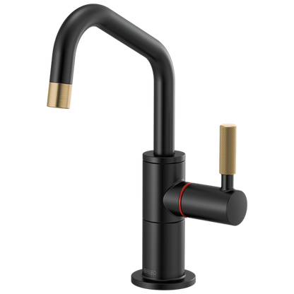 Brizo - Litze Instant Hot Faucet with Angled Spout and Knurled Handle