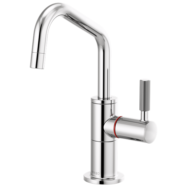 Brizo - Litze Instant Hot Faucet with Angled Spout and Knurled Handle