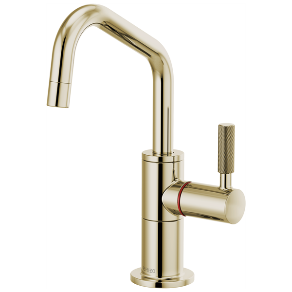 Brizo - Litze Instant Hot Faucet with Angled Spout and Knurled Handle