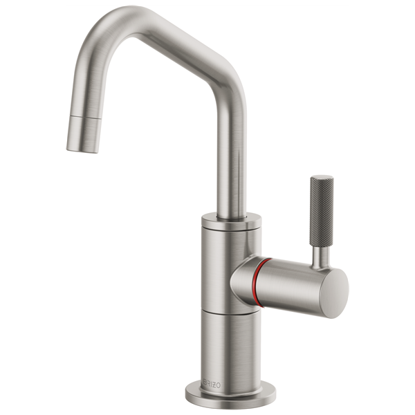 Brizo - Litze Instant Hot Faucet with Angled Spout and Knurled Handle
