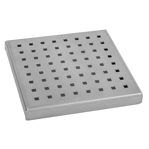 Jaclo - 6 Inch x 6 Inch Square Dotted Channel Drain Grate