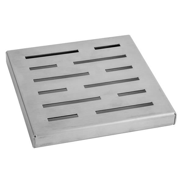 Jaclo - 6 Inch x 6 Inch Slotted Channel Drain Grate