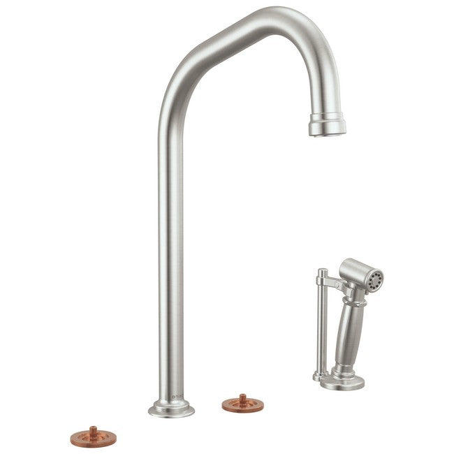 Brizo - Faircroft Widespread Faucet with Angled Spout and Side Sprayer - Less Handles