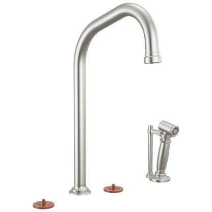 Brizo - Faircroft Widespread Faucet with Angled Spout and Side Sprayer - Less Handles