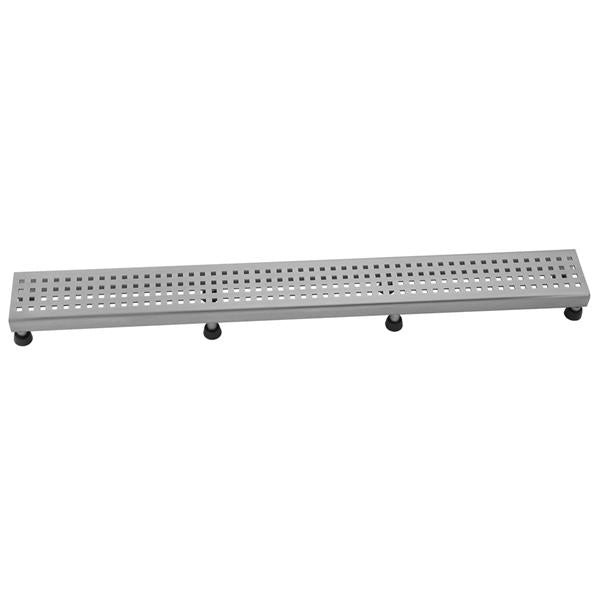 Jaclo - 36 Inch Channel Drain Square Dotted Grate