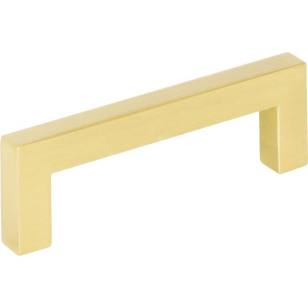 Elements - 3 Inch Center-to-Center Square Stanton Cabinet Bar Pull