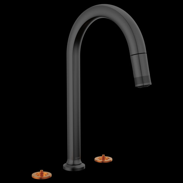 Brizo - Kintsu Widespread Pull-Down Faucet with Arc Spout - Less Handles