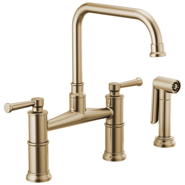 Brizo - Artesso Bridge Faucet with Side Sprayer