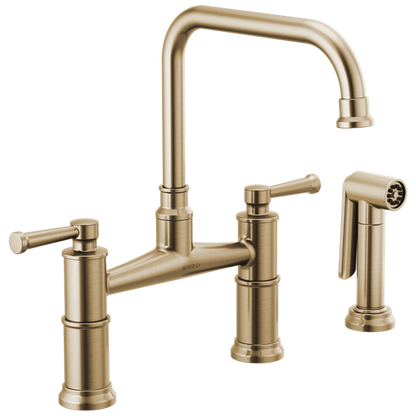 Brizo - Artesso Bridge Faucet with Side Sprayer