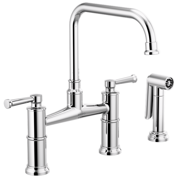 Brizo - Artesso Bridge Faucet with Side Sprayer