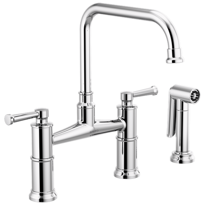 Brizo - Artesso Bridge Faucet with Side Sprayer