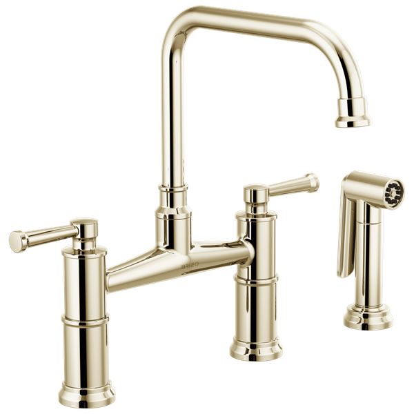 Brizo - Artesso Bridge Faucet with Side Sprayer