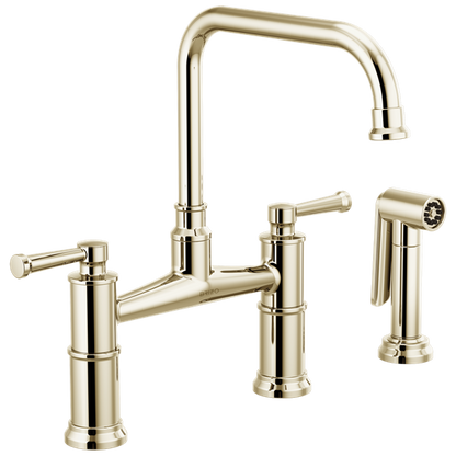 Brizo - Artesso Bridge Faucet with Side Sprayer