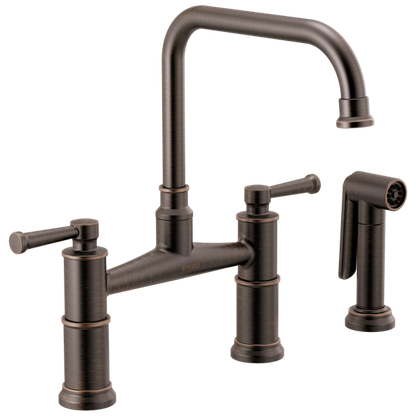 Brizo - Artesso Bridge Faucet with Side Sprayer