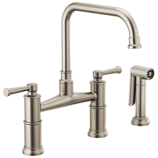 Brizo - Artesso Bridge Faucet with Side Sprayer