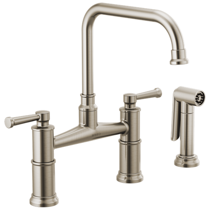 Brizo - Artesso Bridge Faucet with Side Sprayer