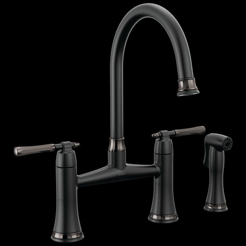 Brizo - The Tulham Kitchen Collection by Brizo Bridge Kitchen Faucet with Side Spray