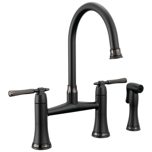 Brizo - Tulham Bridge Kitchen Faucet with Side Sprayer