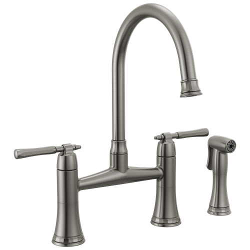 Brizo - Tulham Bridge Kitchen Faucet with Side Sprayer