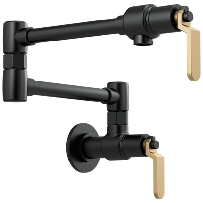 Brizo - Litze Wall Mount Pot Filler with Industrial Handle Kit