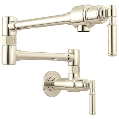 Brizo - Faircroft Wall Mount Pot Filler with Coin Edge Lever Handle