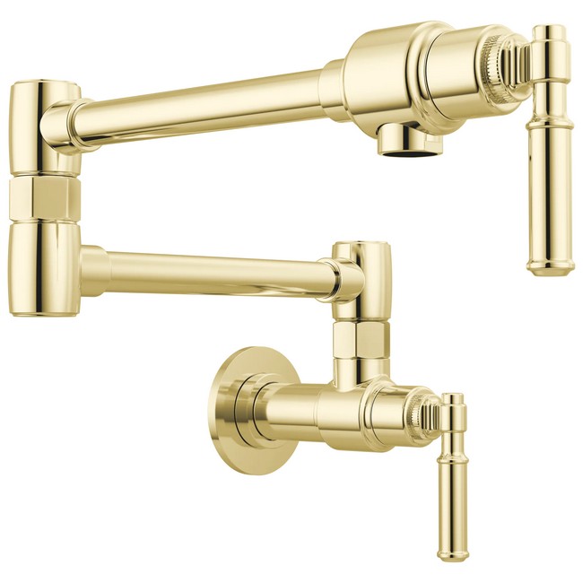 Brizo - Faircroft Wall Mount Pot Filler with Coin Edge Lever Handle