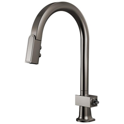 Brizo - Frank Lloyd Wright Pull-Down Kitchen Faucet with Arc Spout - Less Handle