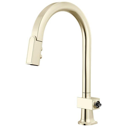 Brizo - Frank Lloyd Wright Pull-Down Kitchen Faucet with Arc Spout - Less Handle