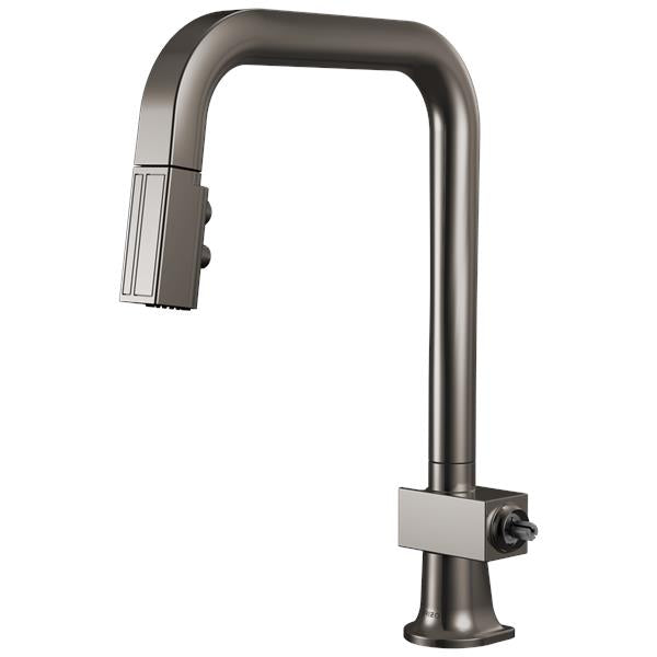 Brizo - Frank Lloyd Wright Pull-Down Kitchen Faucet with Square Spout - Less Handle