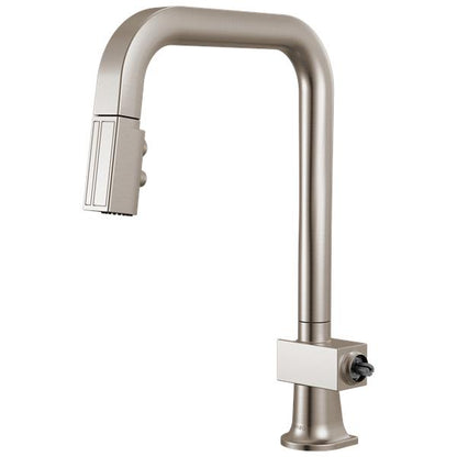 Brizo - Frank Lloyd Wright Pull-Down Kitchen Faucet with Square Spout - Less Handle