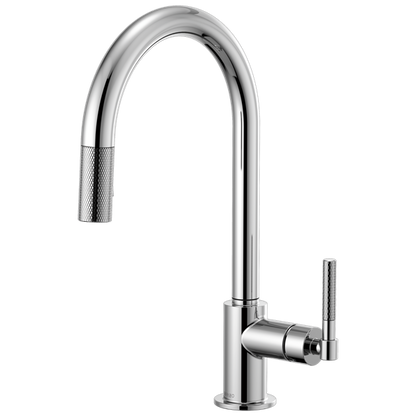 Brizo - Litze Pull-Down Faucet with Arc Spout and Knurled Handle