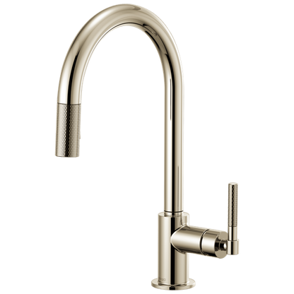 Brizo - Litze Pull-Down Faucet with Arc Spout and Knurled Handle