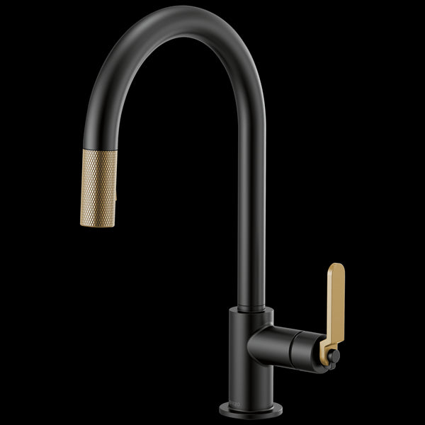 Brizo - Litze Pull-Down Faucet with Arc Spout and Industrial Handle