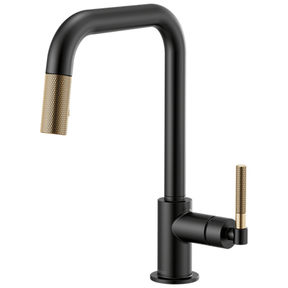 Brizo - Litze Pull-Down Faucet with Square Spout and Knurled Handle