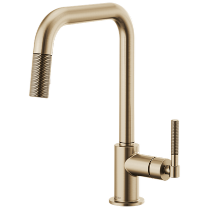 Brizo - Litze Pull-Down Faucet with Square Spout and Knurled Handle