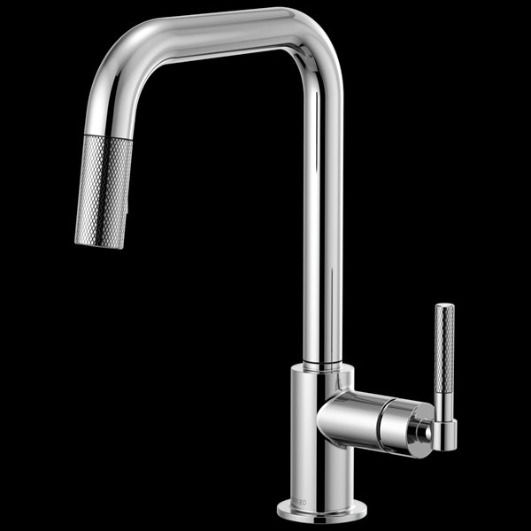 Brizo - Litze Pull-Down Faucet with Square Spout and Knurled Handle