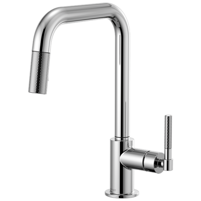 Brizo - Litze Pull-Down Faucet with Square Spout and Knurled Handle