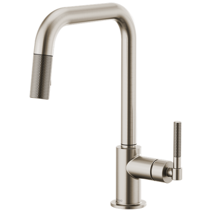 Brizo - Litze Pull-Down Faucet with Square Spout and Knurled Handle